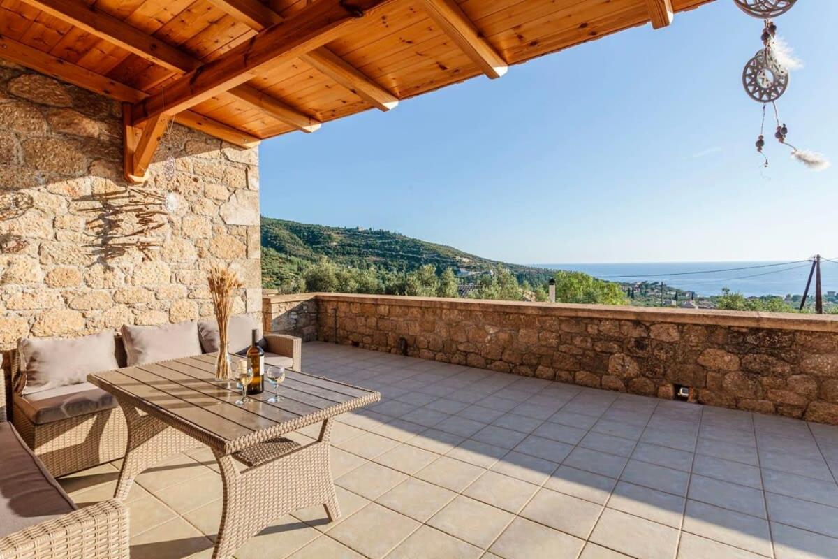 Mani Panoramic Seaviews - Luxury Summer Haven Léfktro Kültér fotó