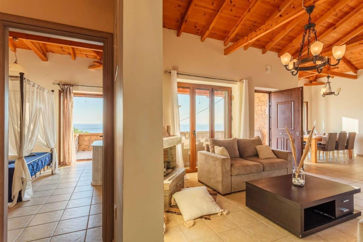 Mani Panoramic Seaviews - Luxury Summer Haven Léfktro Kültér fotó