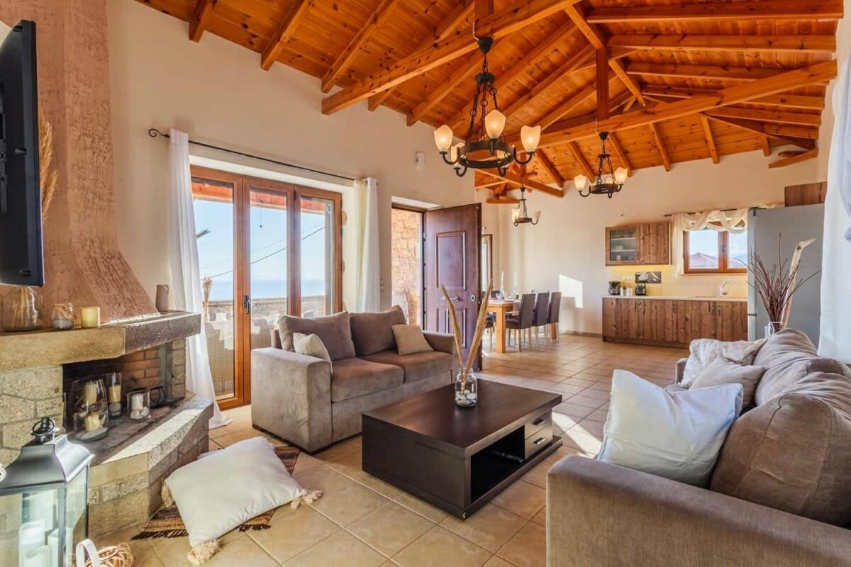 Mani Panoramic Seaviews - Luxury Summer Haven Léfktro Kültér fotó
